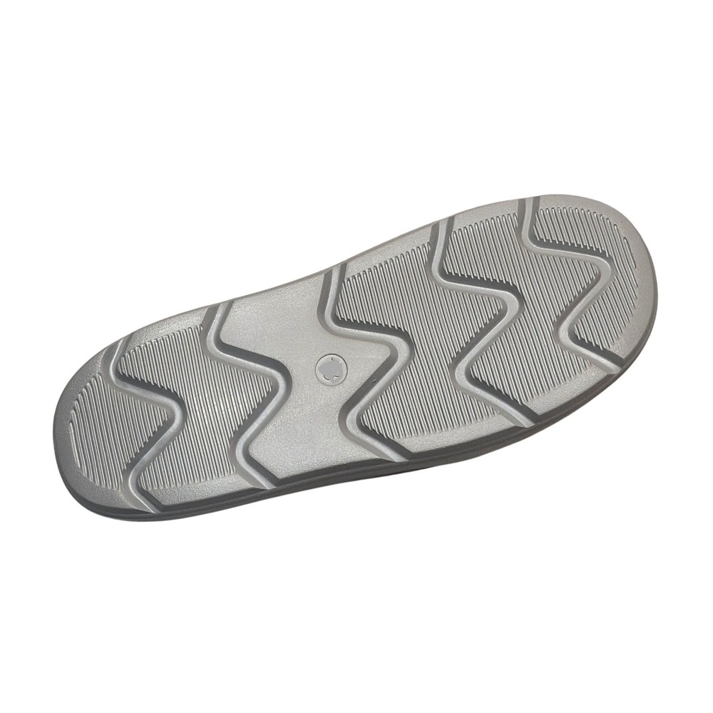 All in Motion Mens Archie Recovery Slide Sandals Gray Contoured Footbed Slip On - Picture 4 of 6